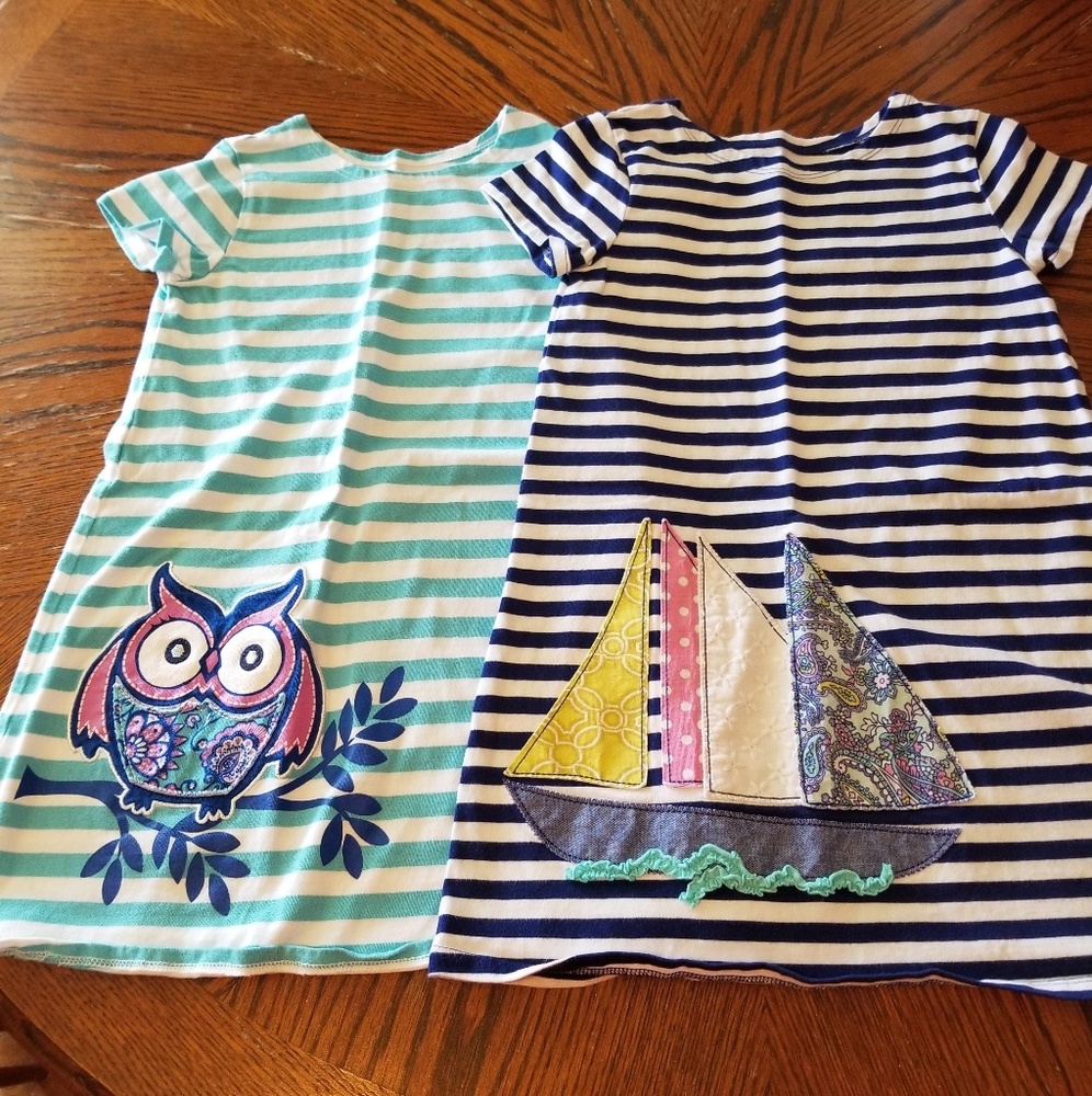 Set of 2 girls Authentic J Khaki dresses